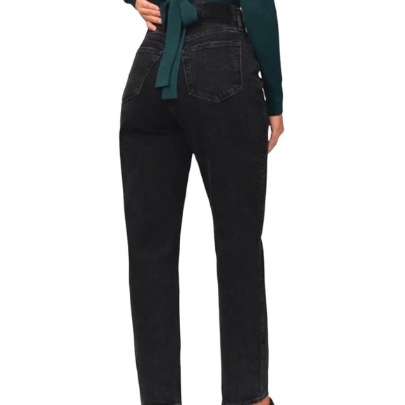 ABERCROMBIE & FITCH The Dad High Rise Crossover Waist Jeans - Picture 2 of 13